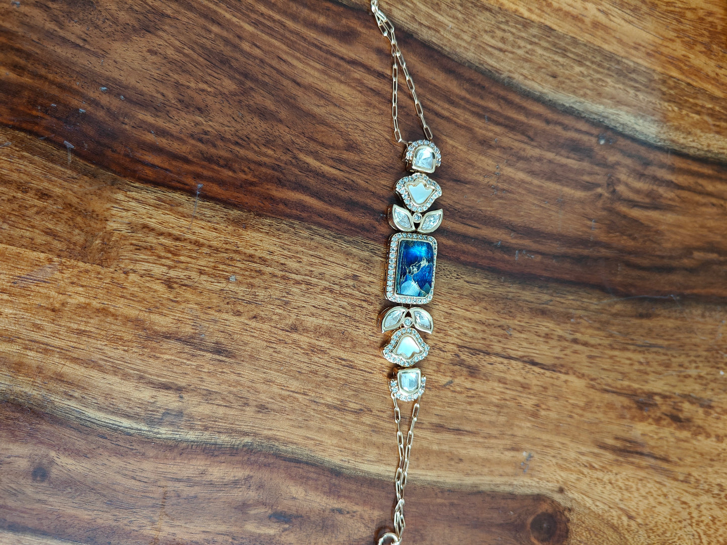 Bracelet with Kundan and Mystic stone