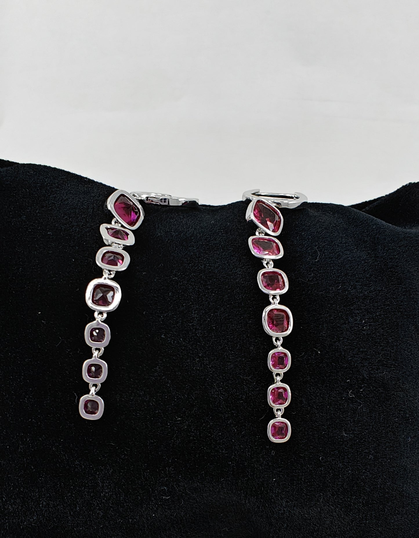 Adhir stone drop earrings