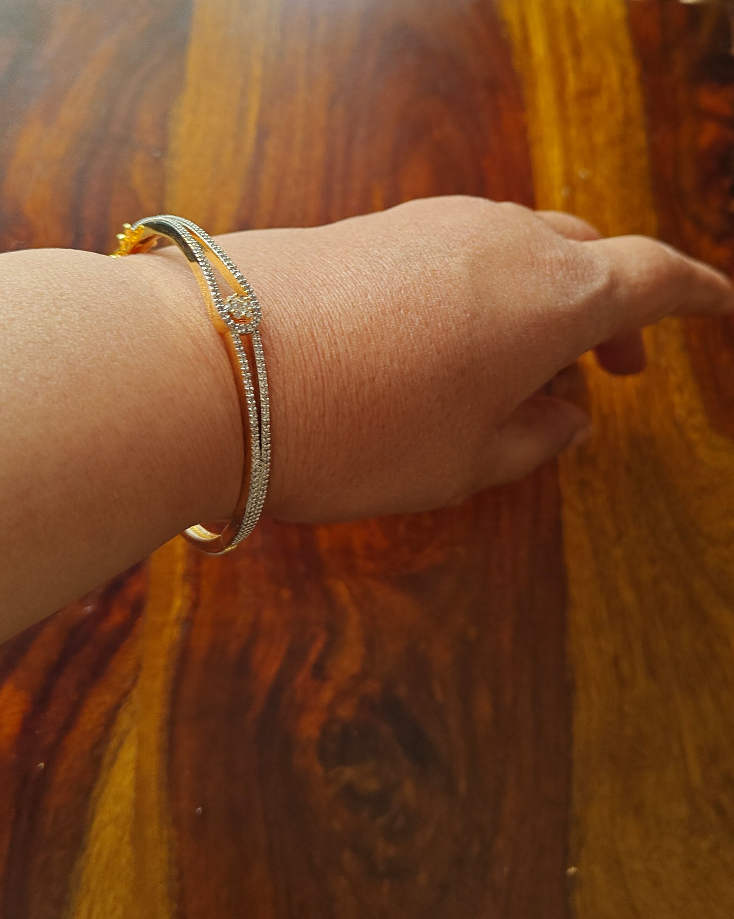 Sofia bangle with CZ(2pc)
