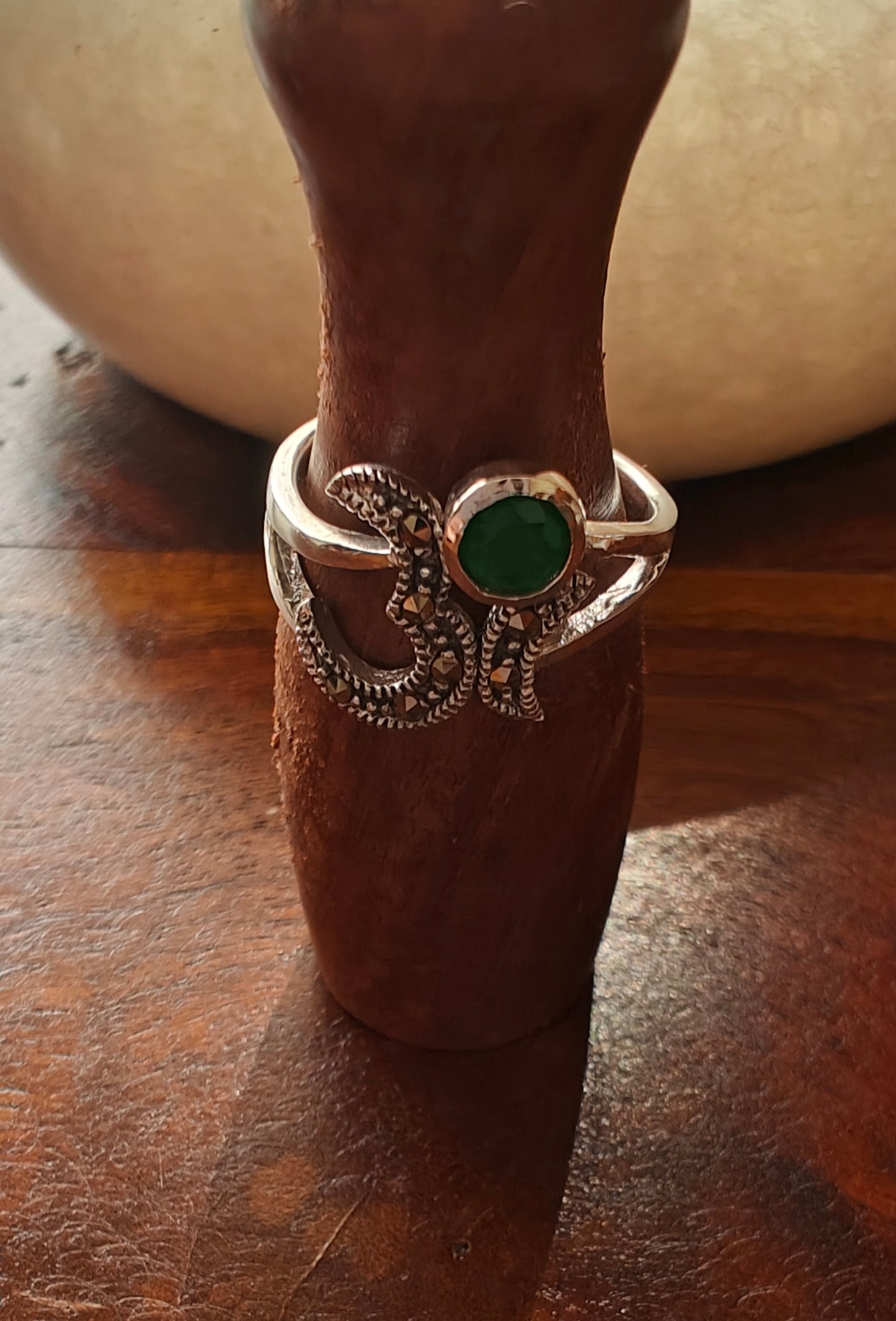 Silver Om ring
