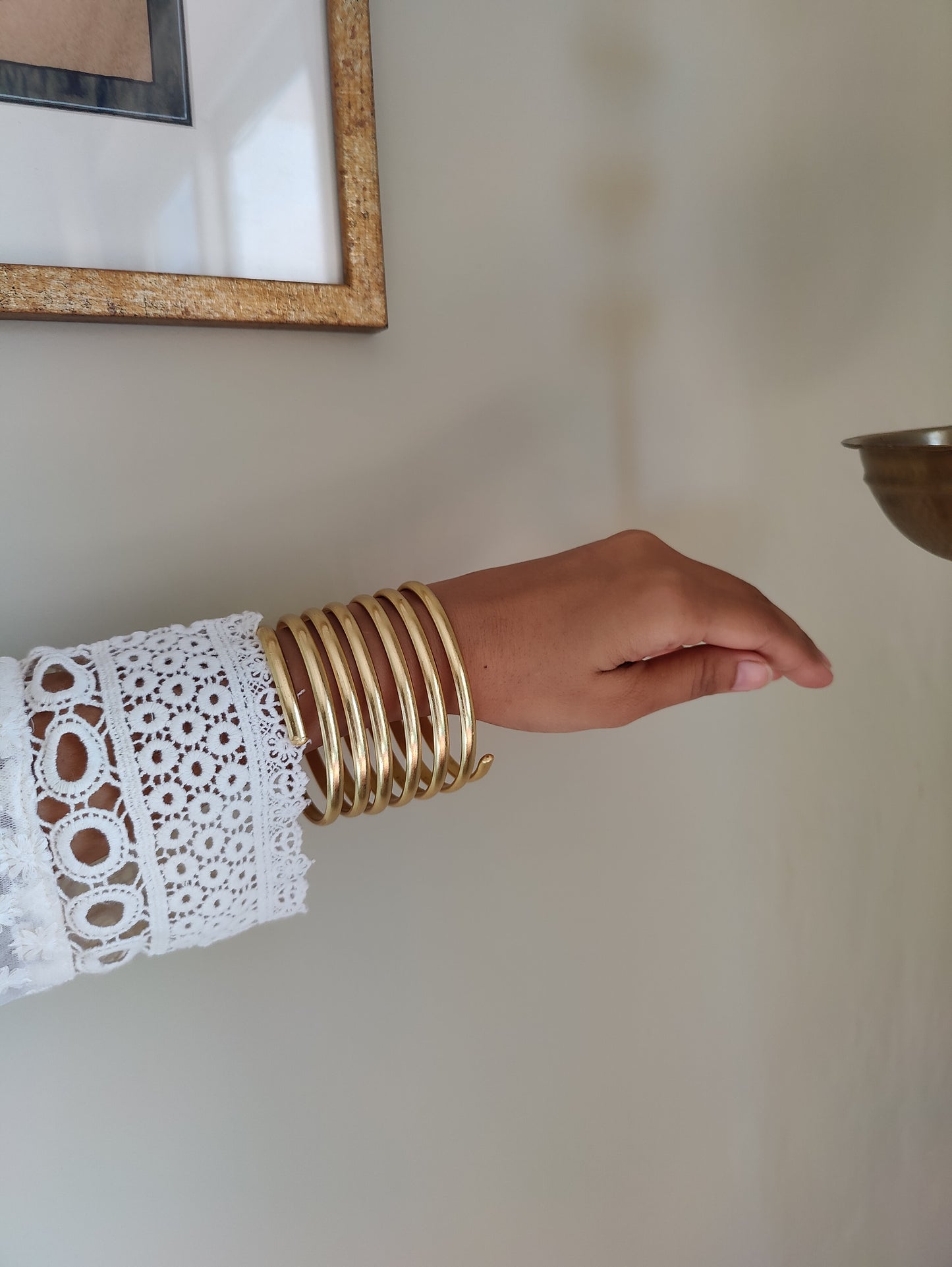 Golden stack kara( bangle)