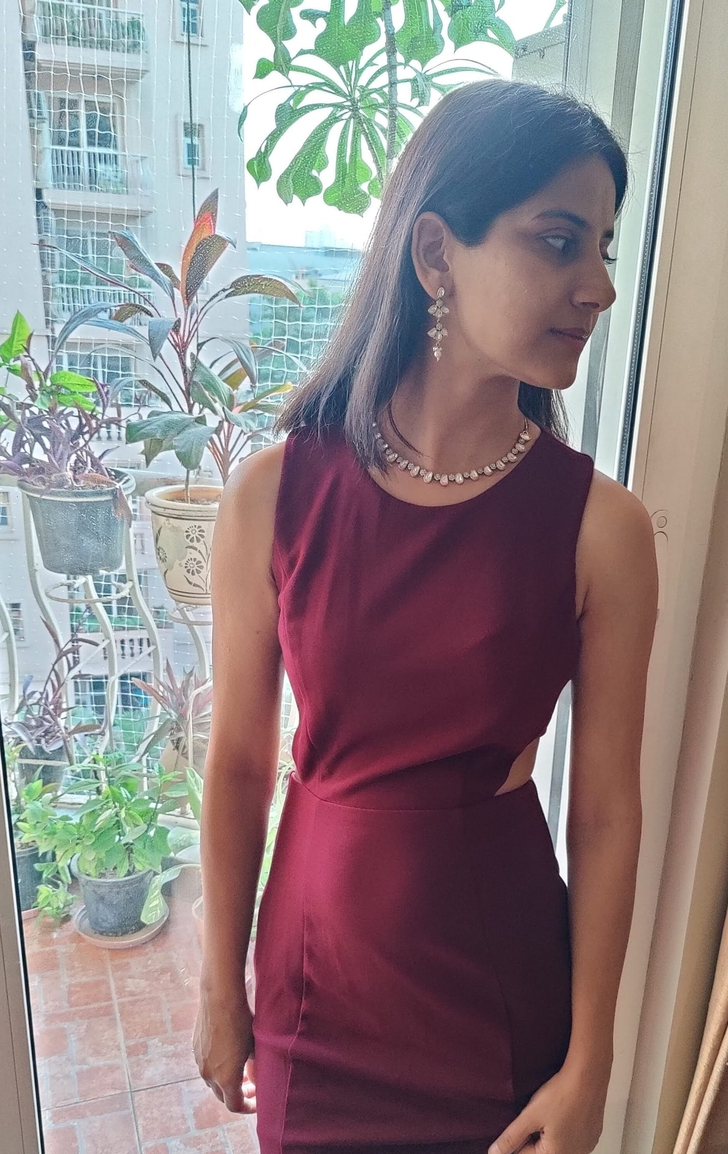 Kamudi set with kundan all over