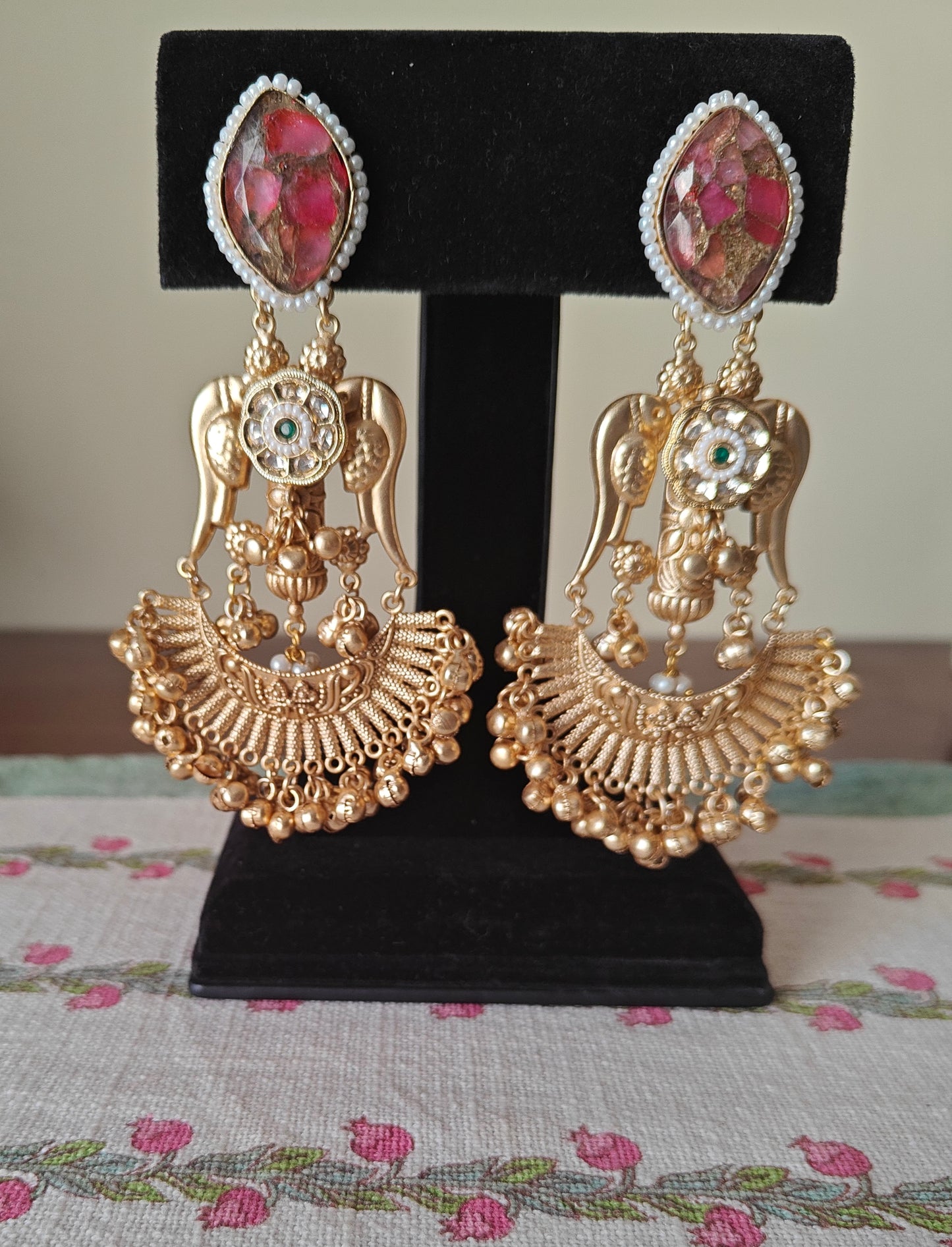 Mystic stone earrings