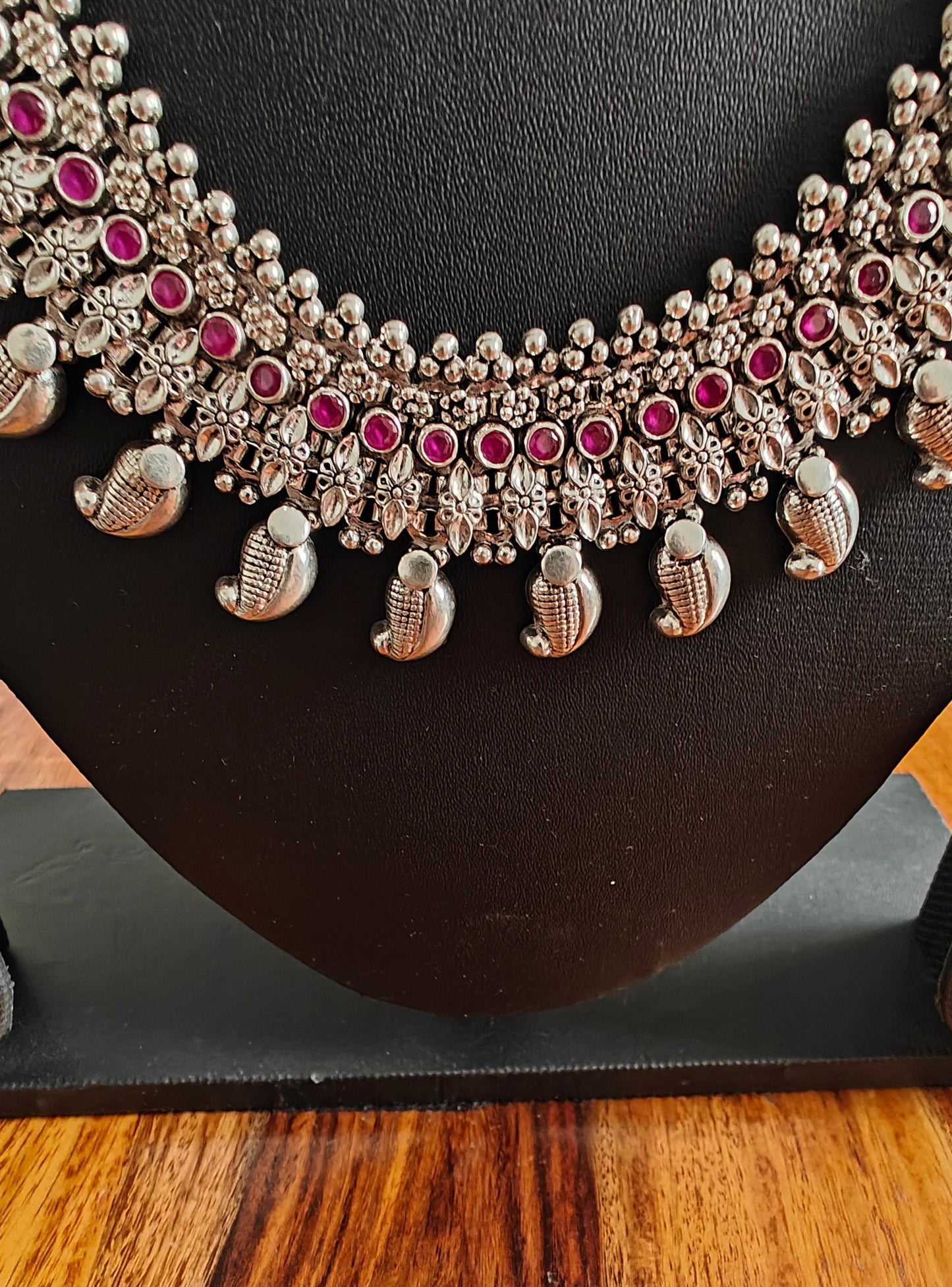 Kumudini necklace in sterling silver