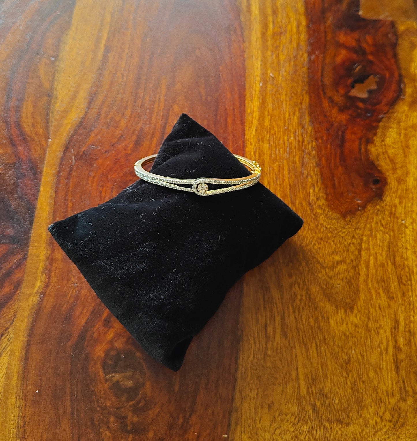 Sofia bangle with CZ(2pc)