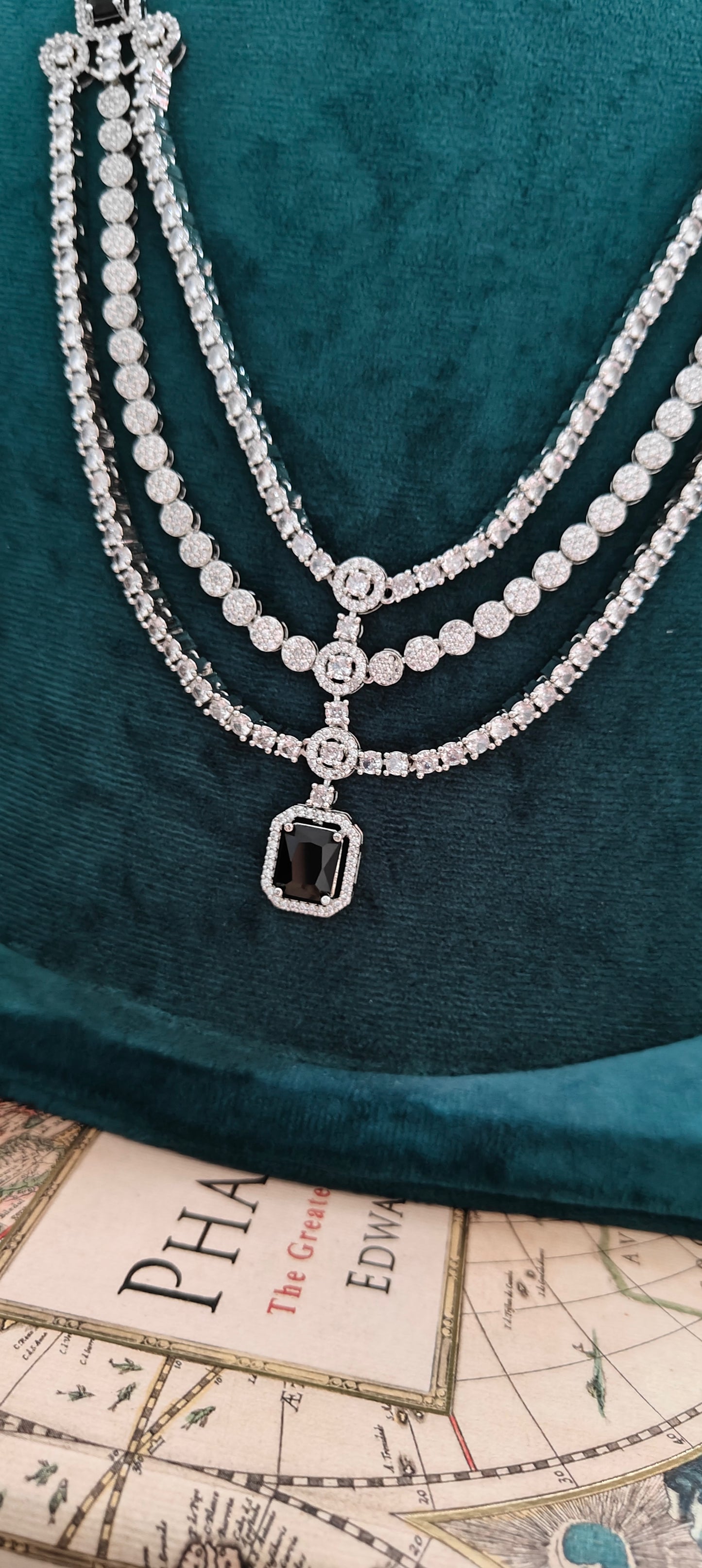 Joel set with Cz and stones