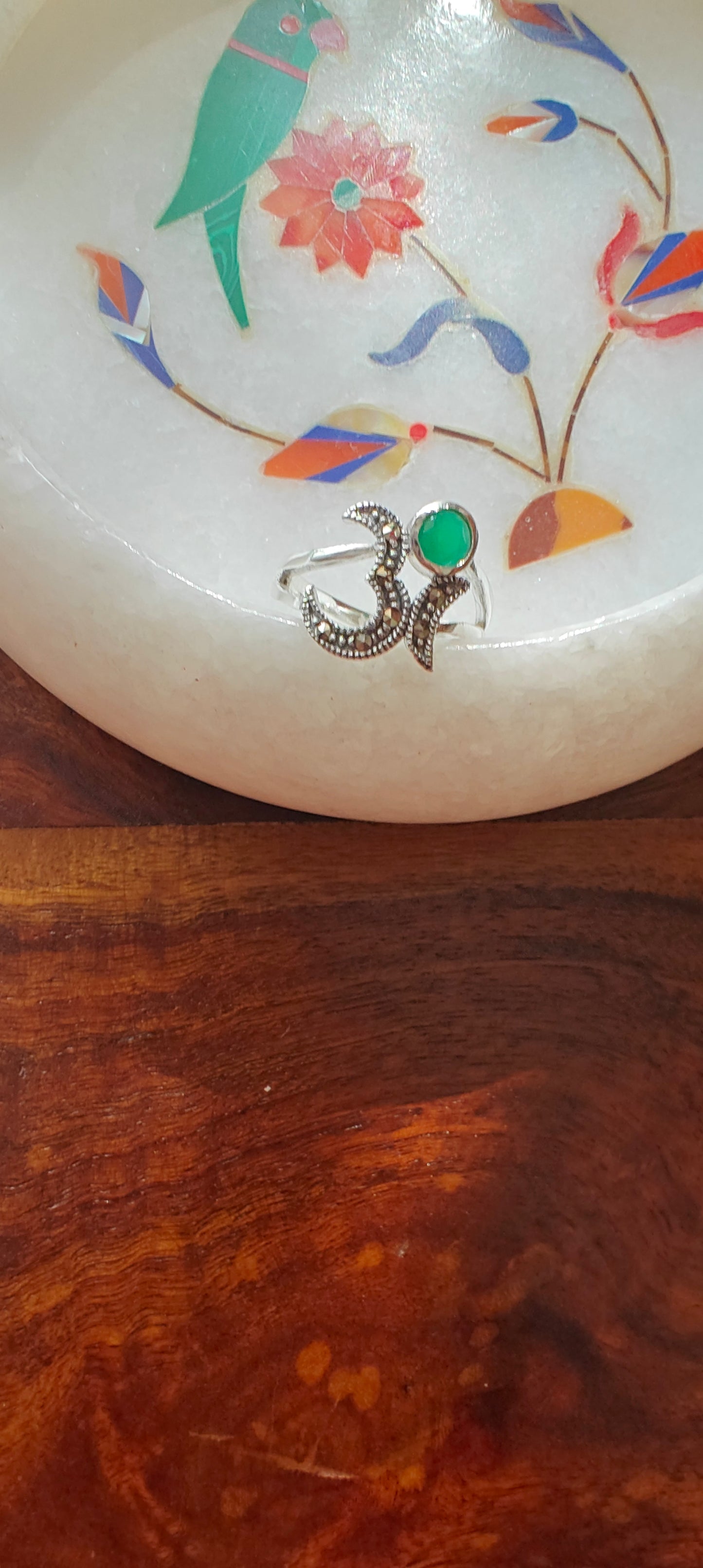 Silver Om ring