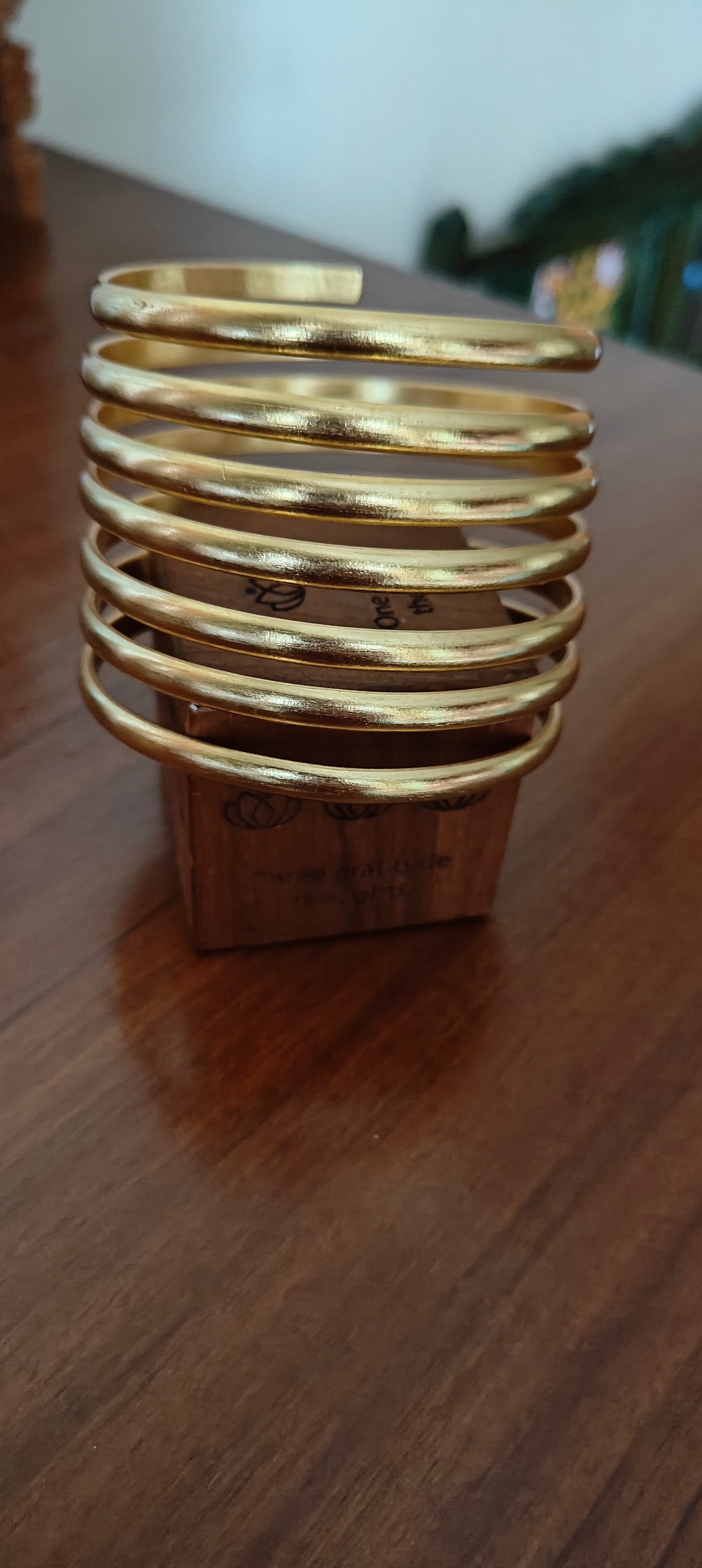 Golden stack kara( bangle)