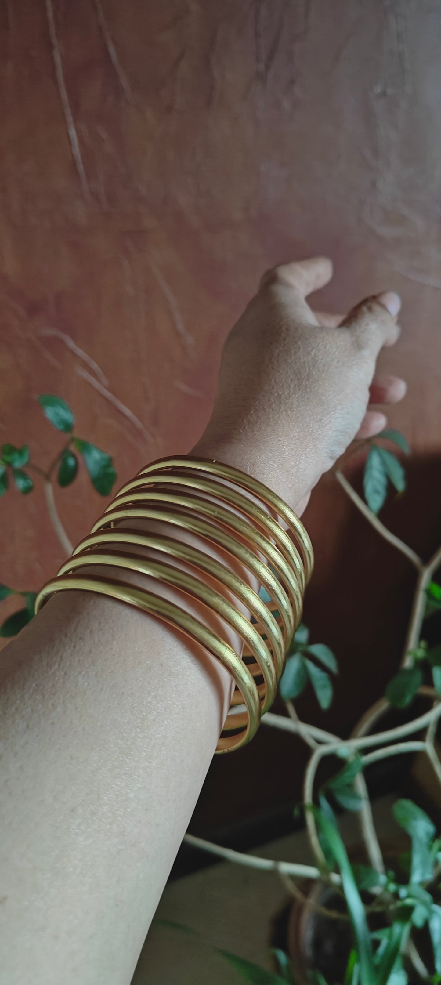 Golden stack kara( bangle)