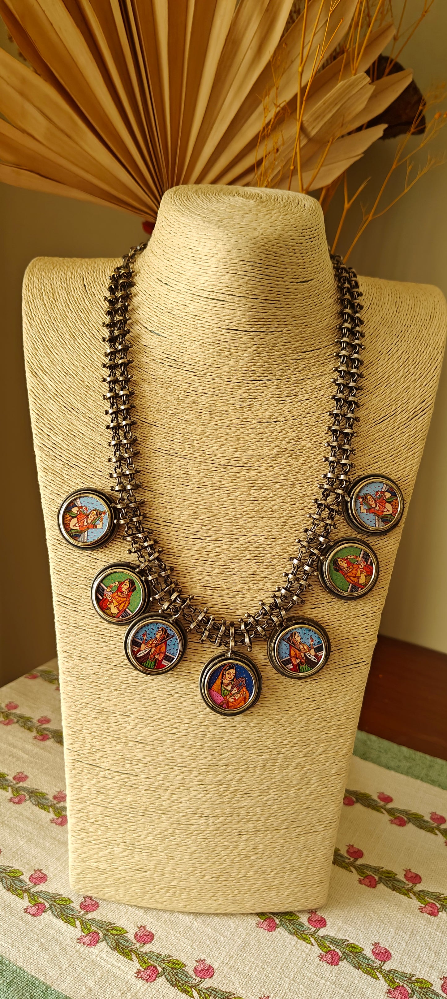 Bani thani necklace on double chain