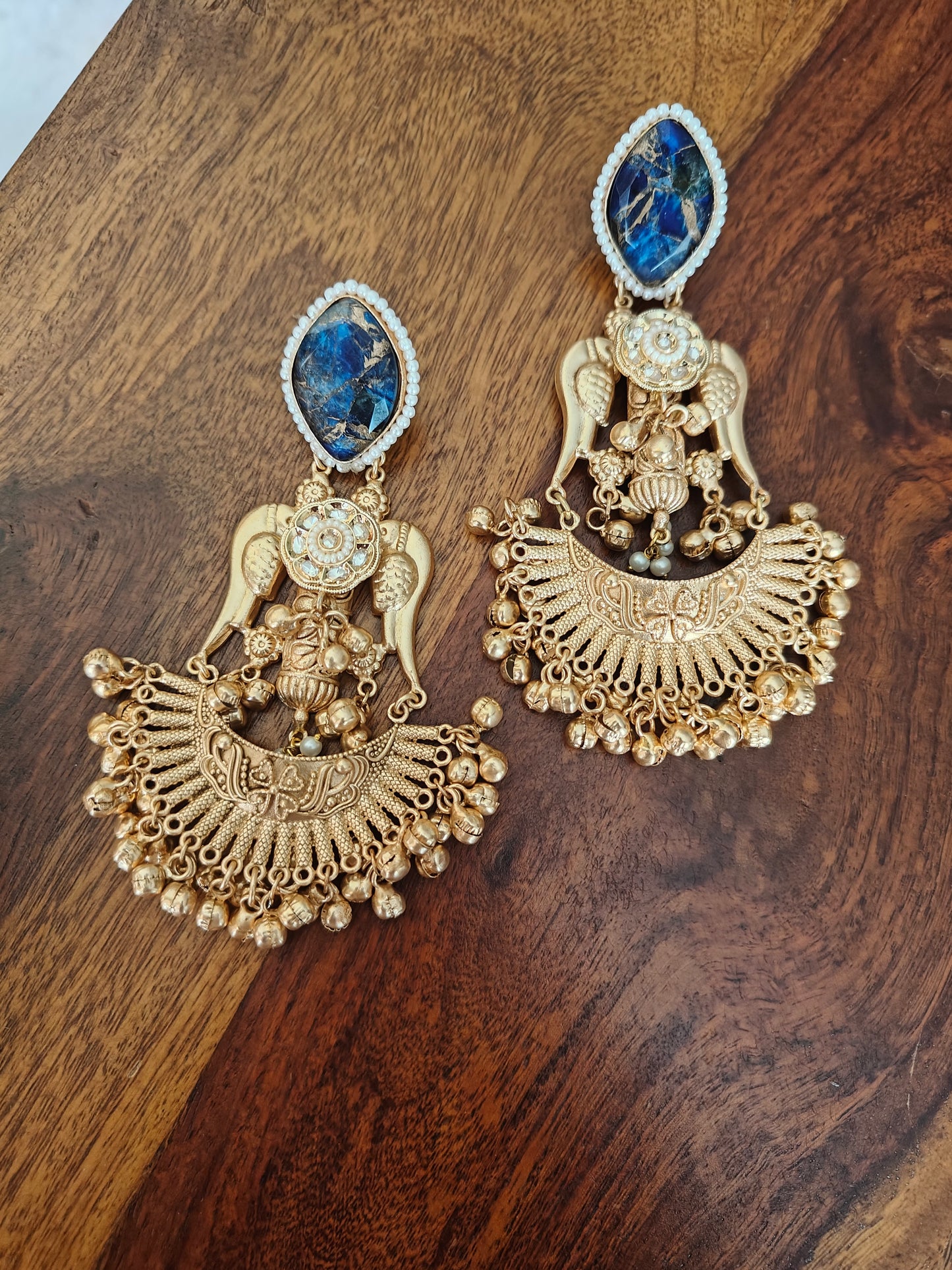 Mystic stone earrings