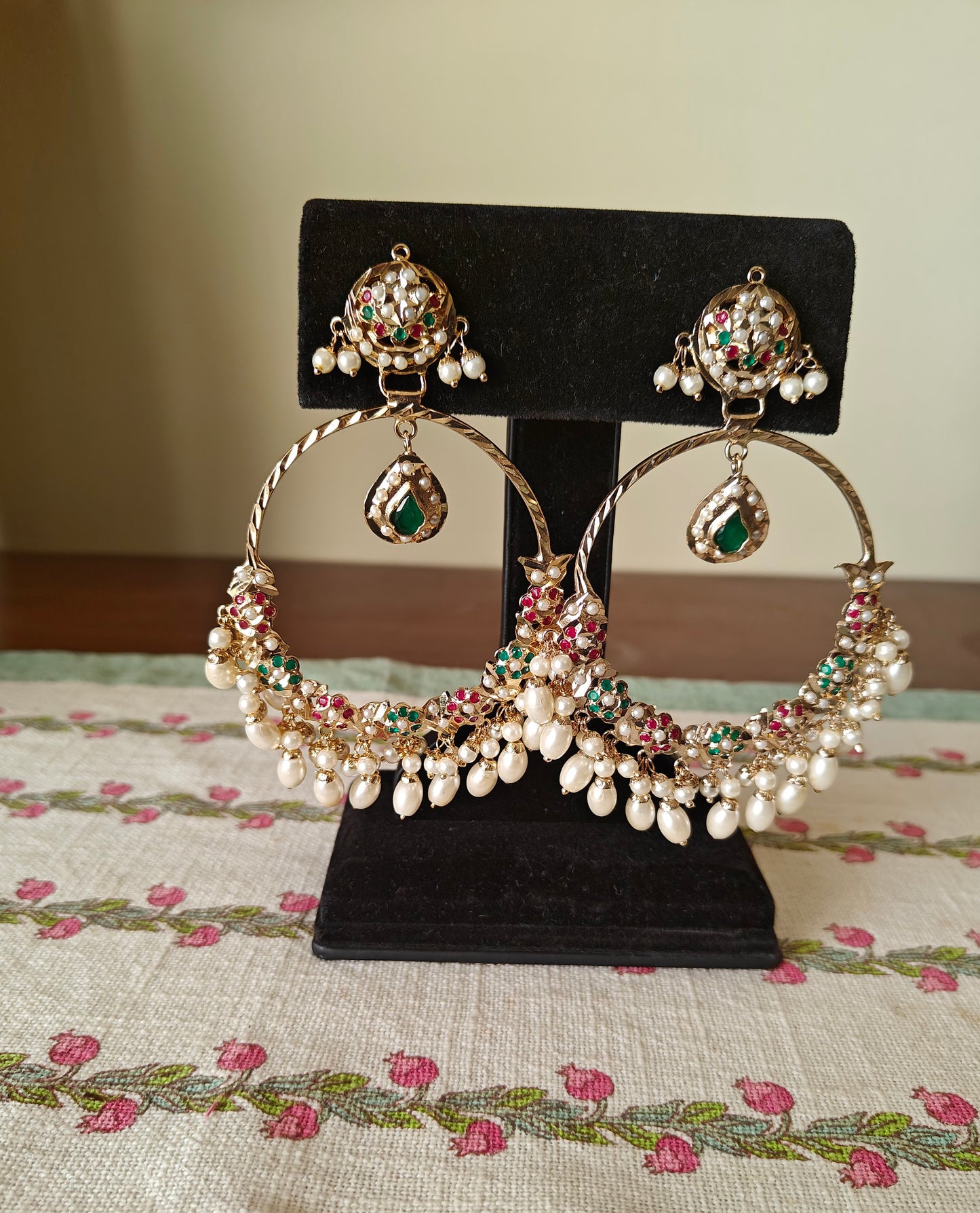 Arisha jadau chand bali(earrings)