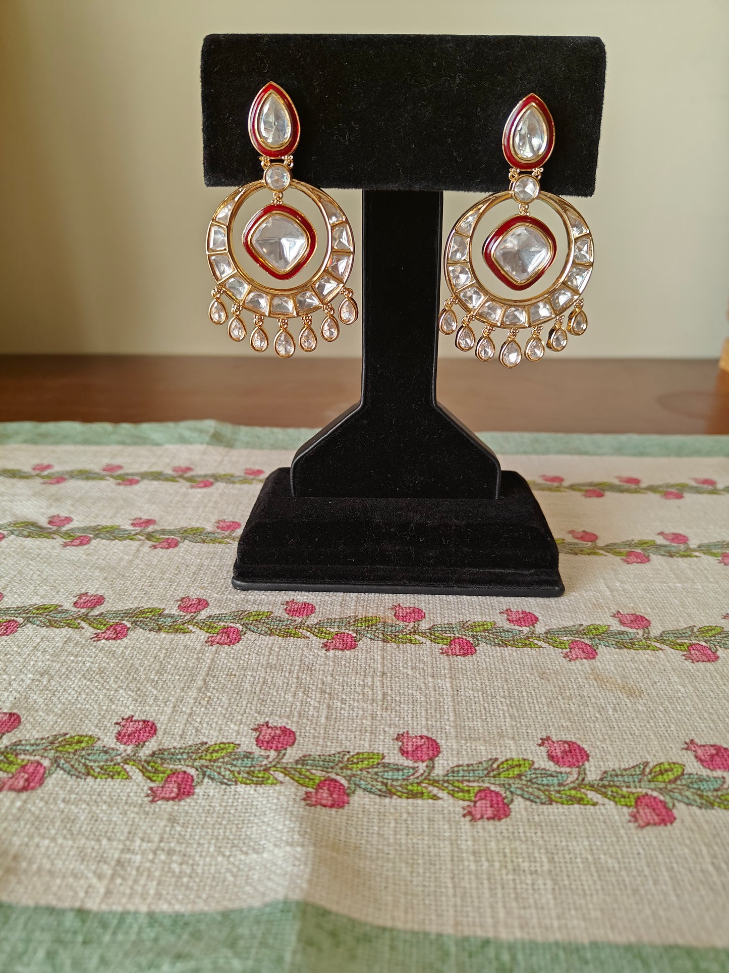 Chakori chand Bali's with moissanite