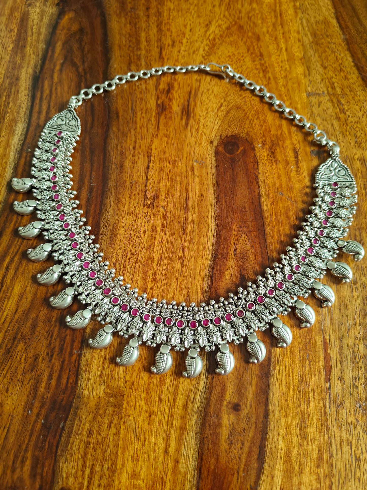 Kumudini necklace in sterling silver