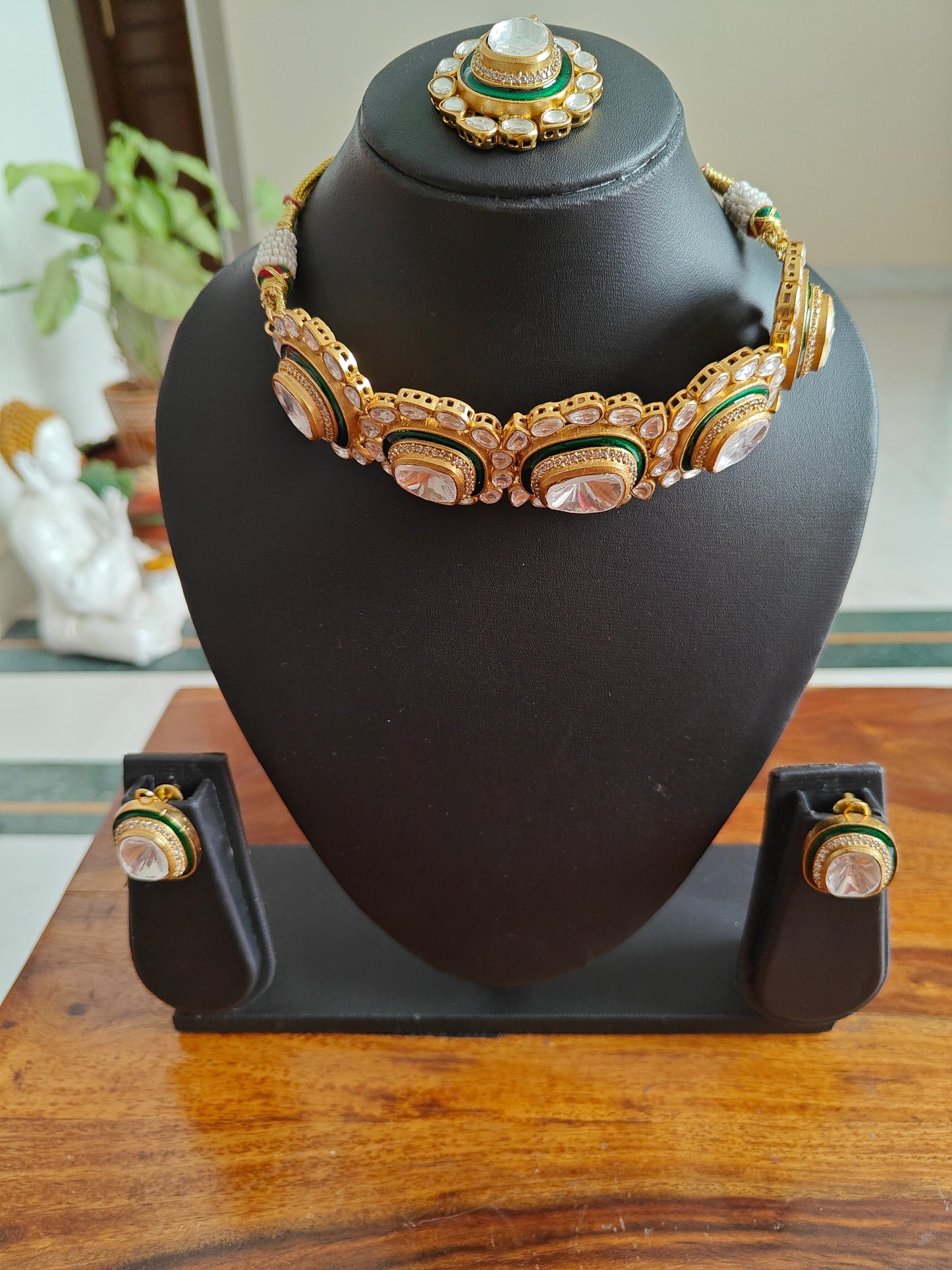 Naaz choker set with Tikka