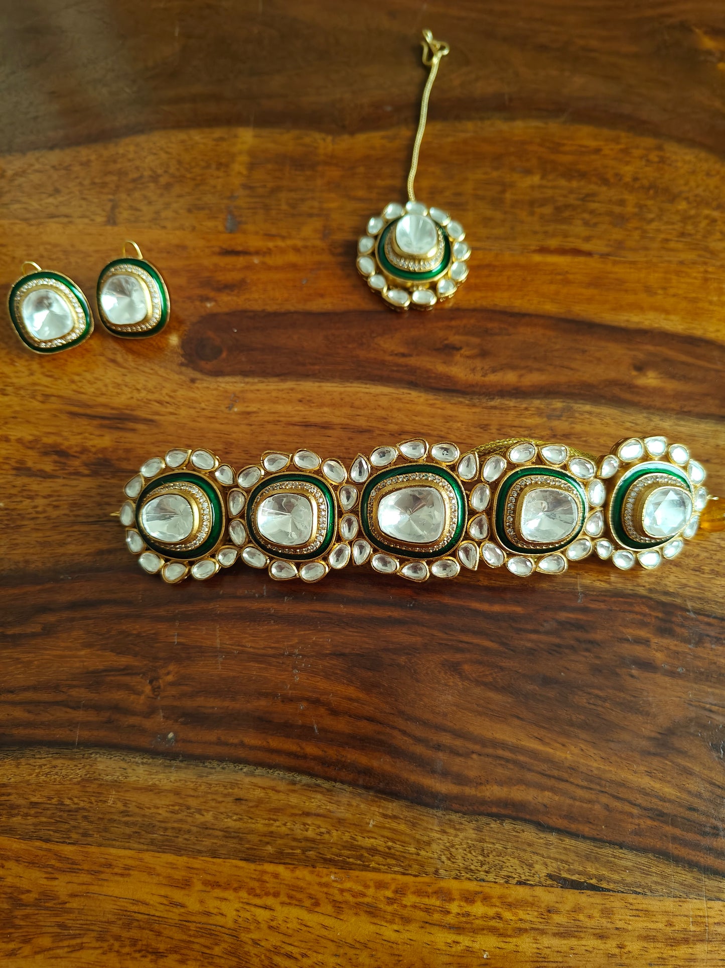 Naaz choker set with Tikka