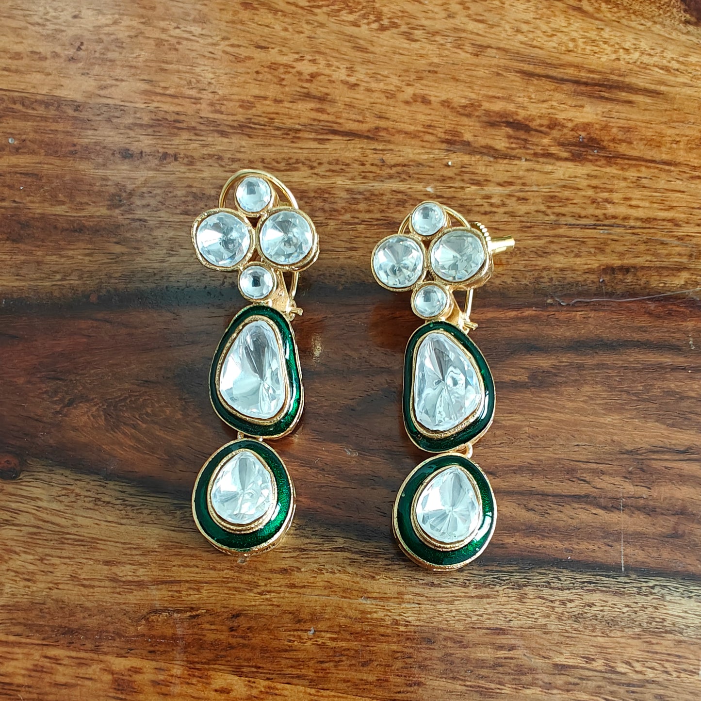 Mrudani full moissanite necklace set