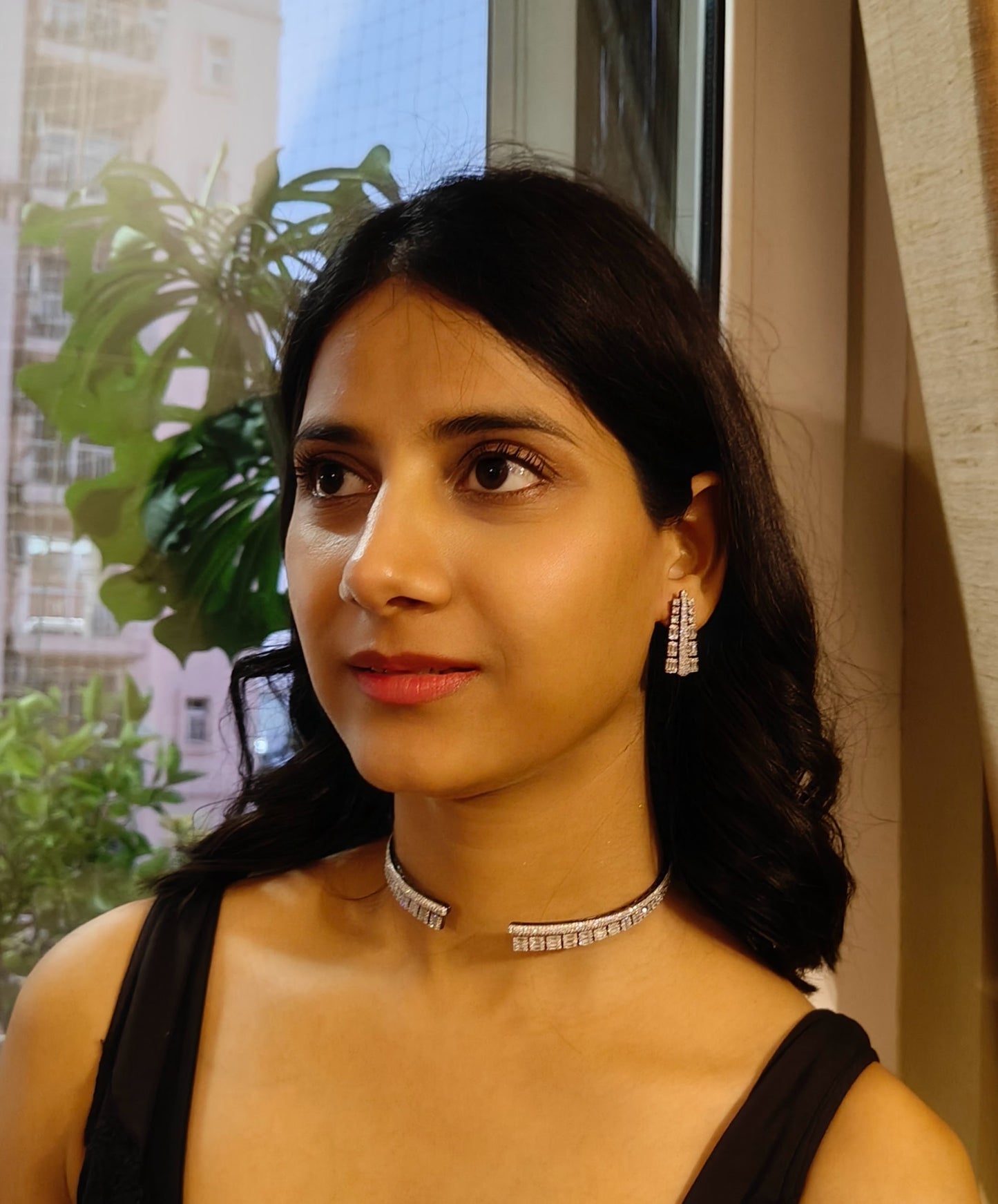 Ojal choker set with Cz