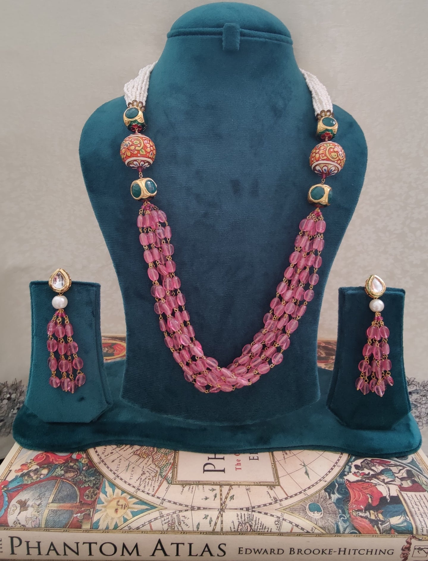 Chanchala bead set with gajari beads
