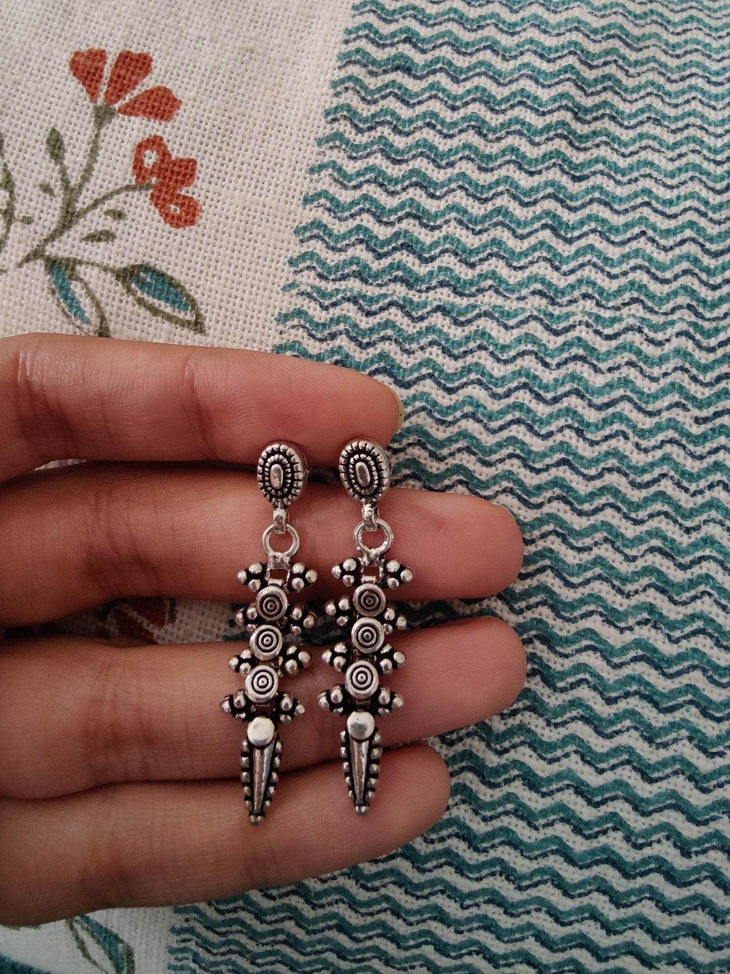 Devina danglers (earrings)with tribal inspired design