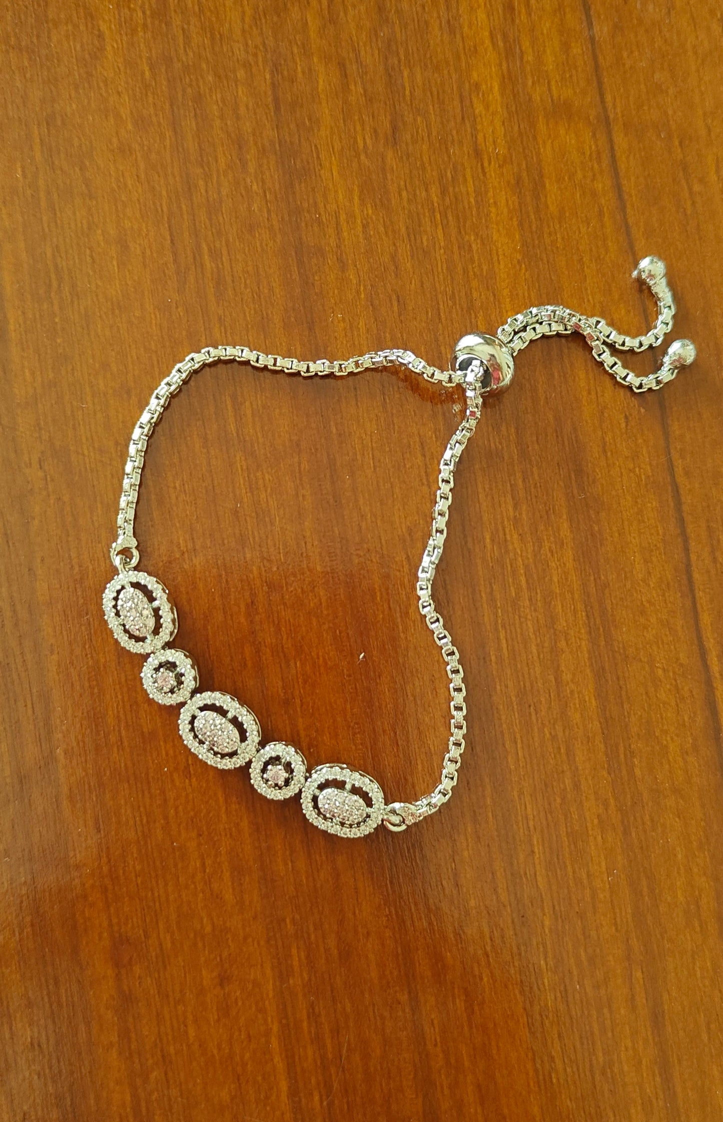 Nano stones push button bracelet