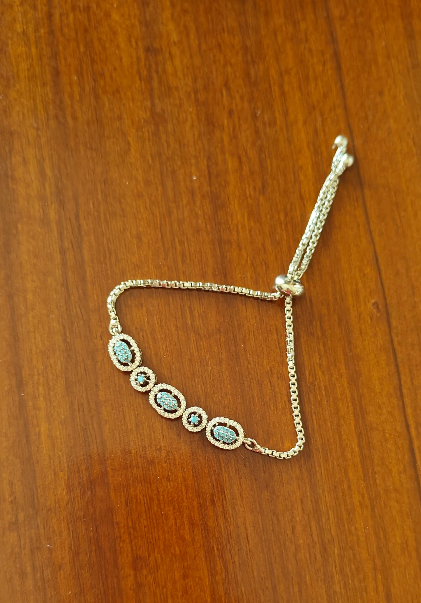 Nano stones push button bracelet