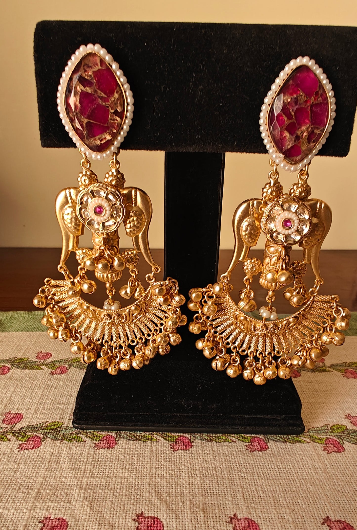 Mystic stone earrings