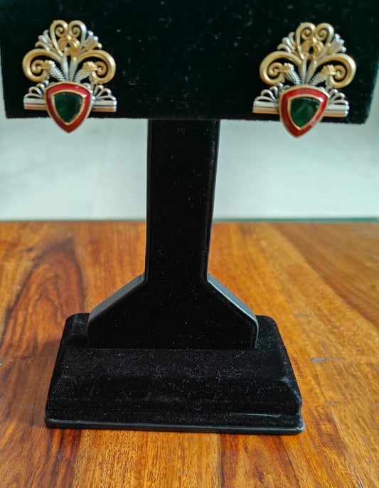 Ragini earrings in Sterling silver