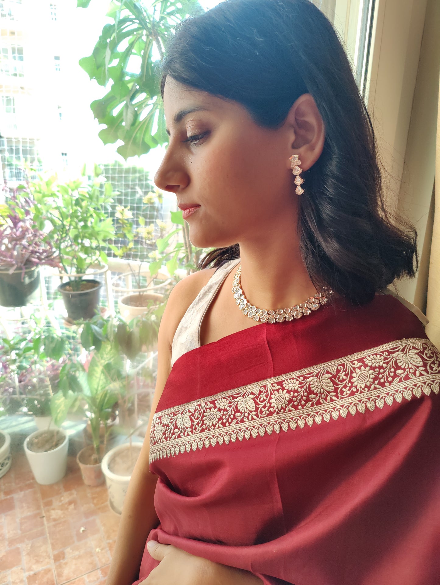 Jaheel set with moissanite of different shapes