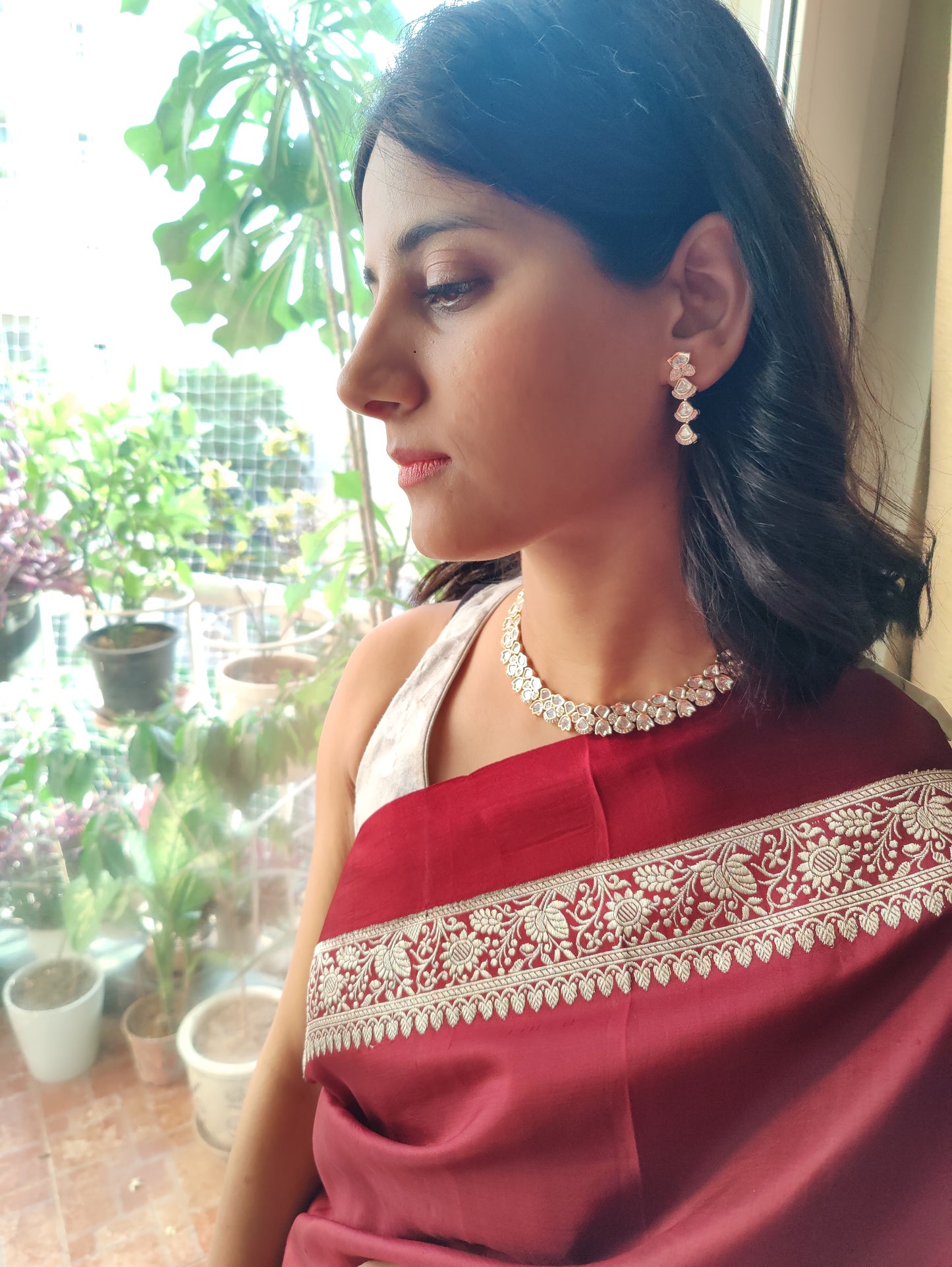 Jaheel set with moissanite of different shapes