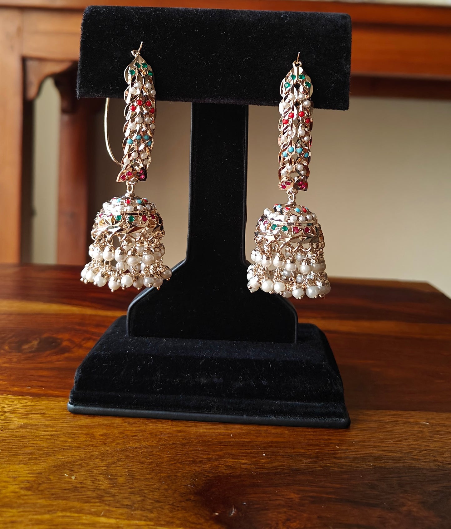 Aftab jadau earrings