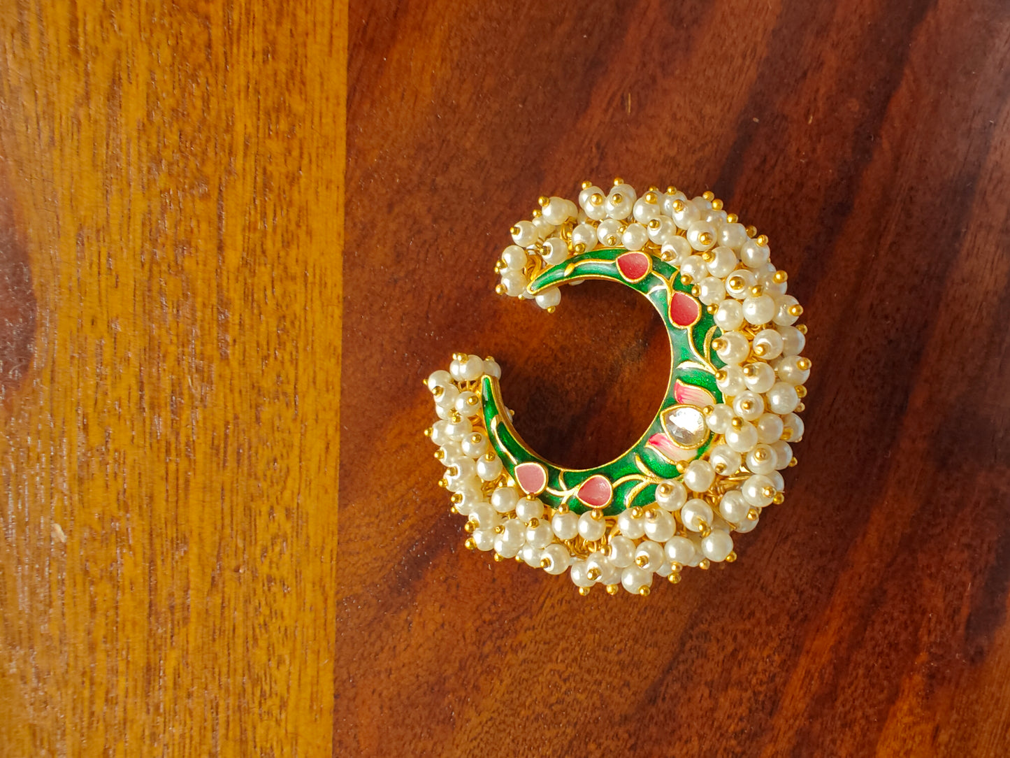 Funky rings with pearls,stones