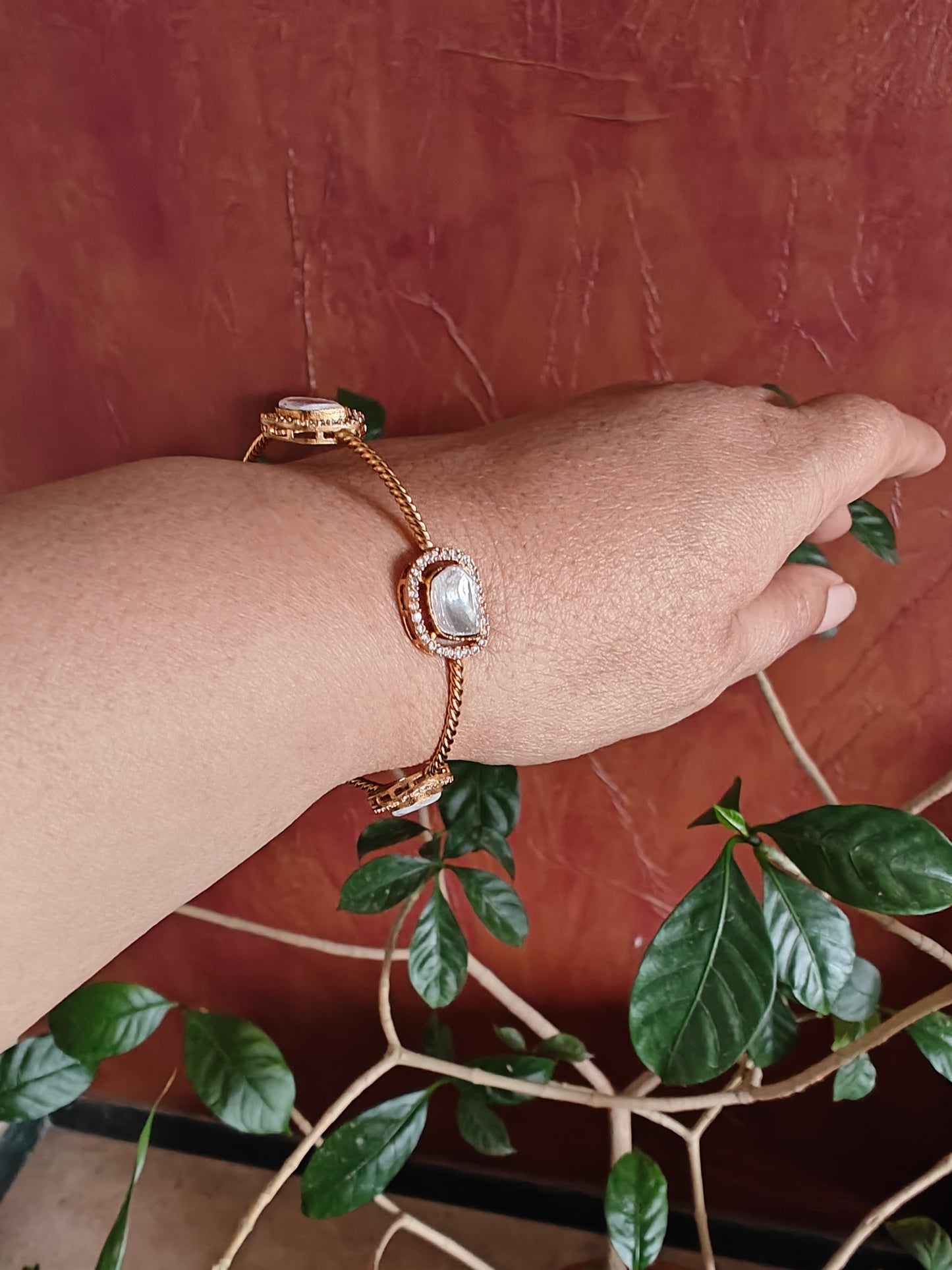 Kara with moissanite and CZ