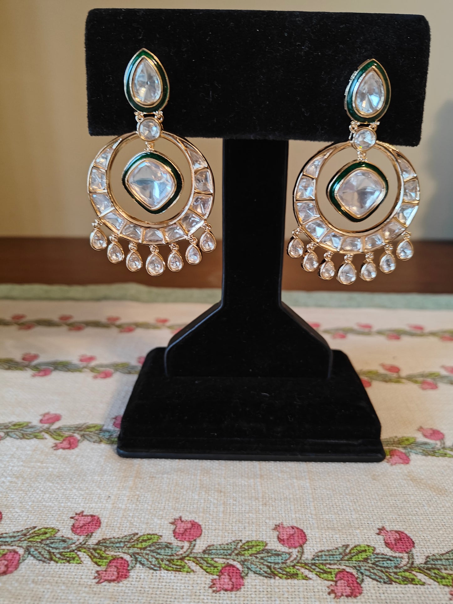 Chakori chand Bali's with moissanite