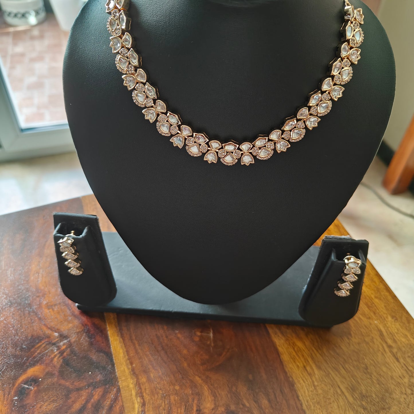 Jaheel set with moissanite of different shapes