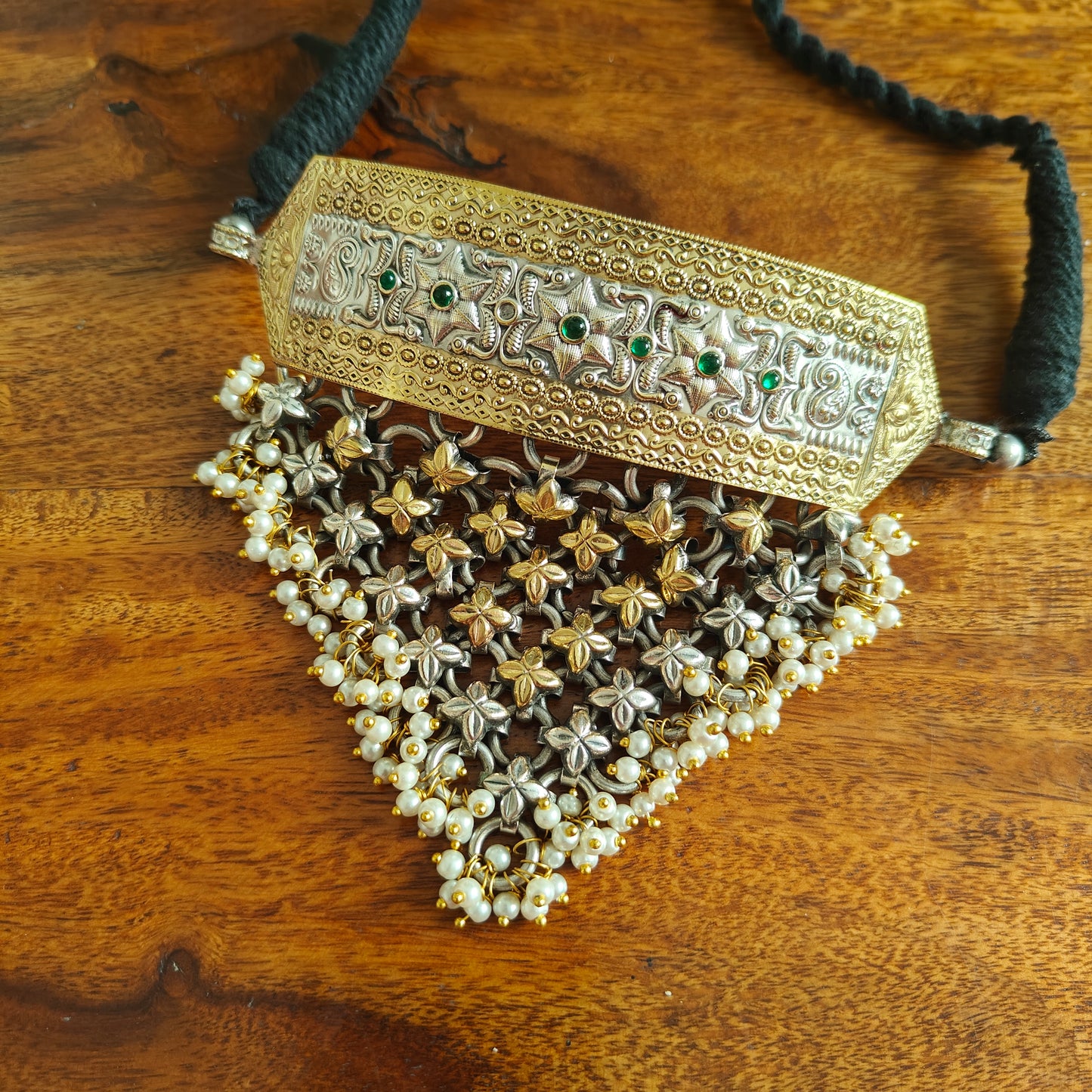 Pusti Choker in dual tone
