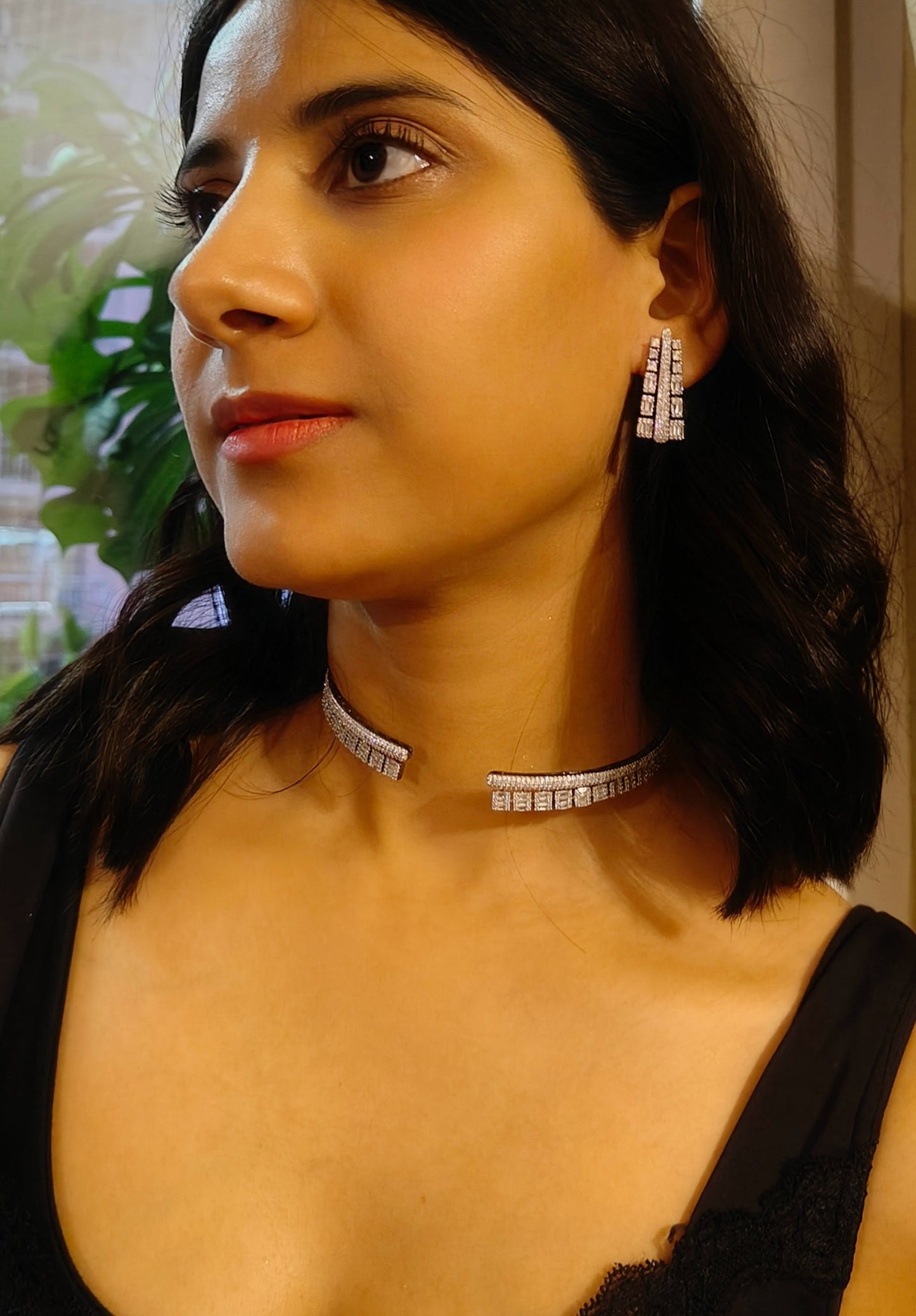 Ojal choker set with Cz