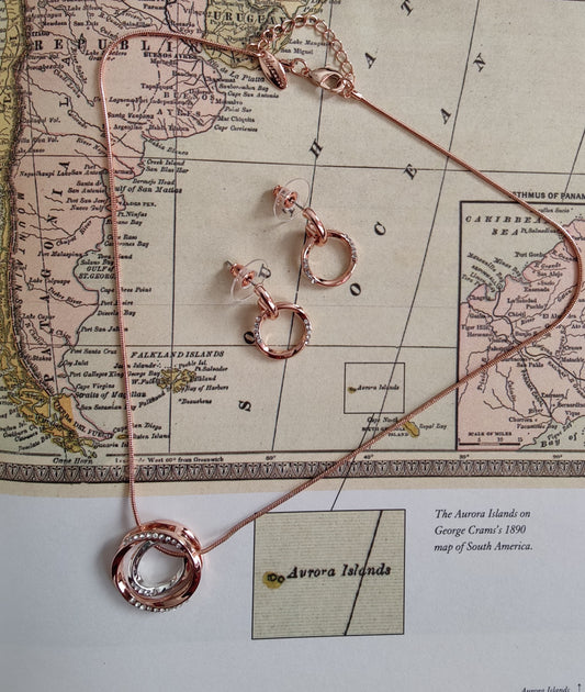 Dayanita ring in ring pendant set
