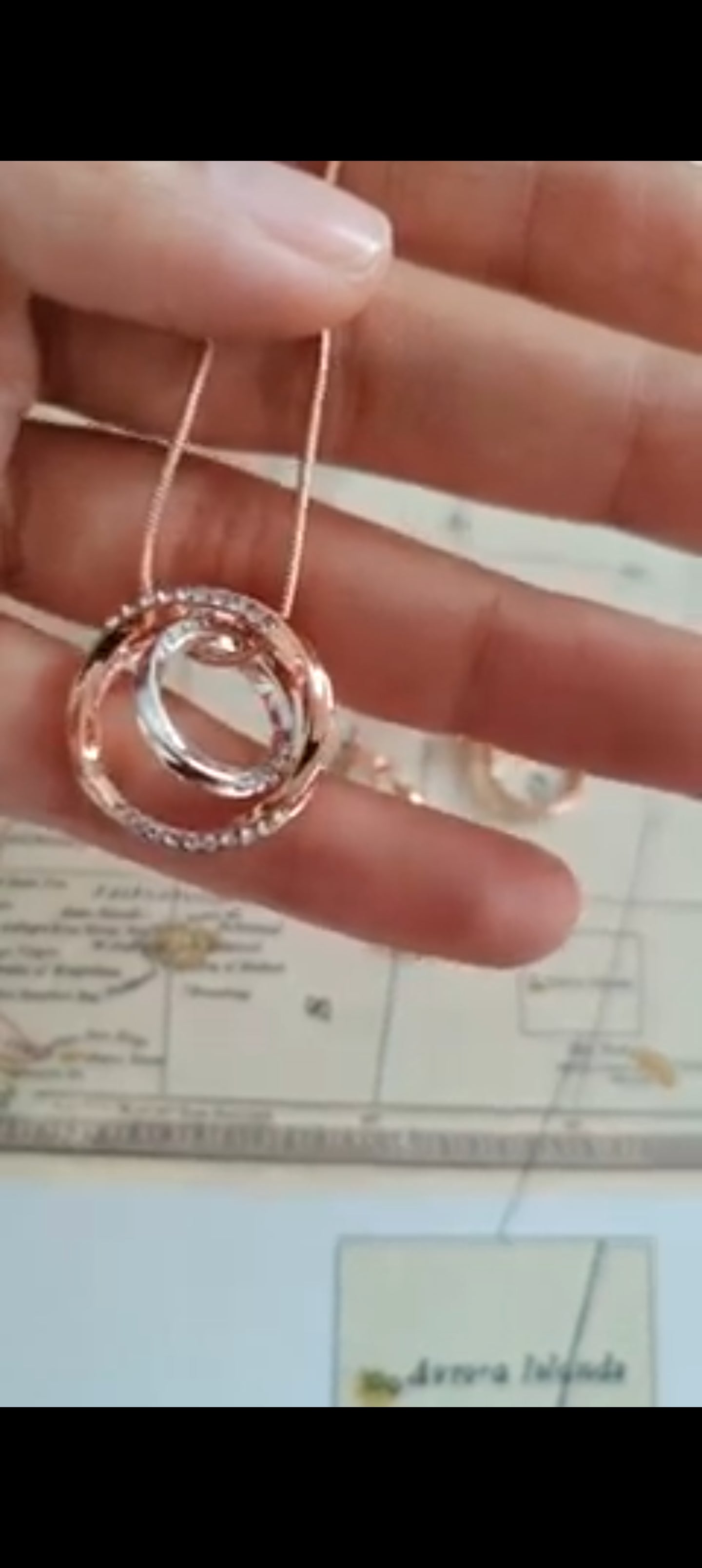 Dayanita ring in ring pendant set