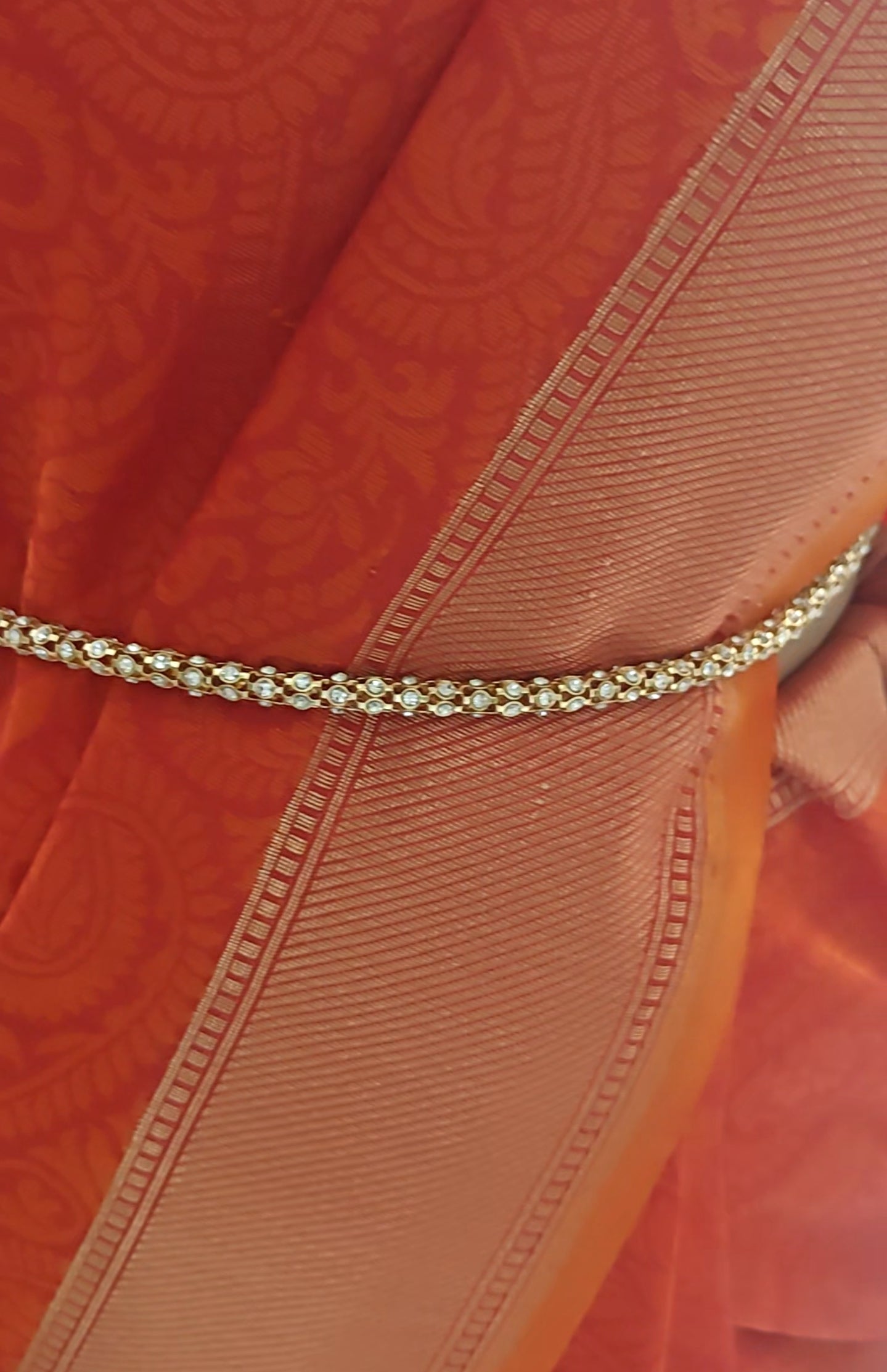 Rope like belt with embedded Cz's