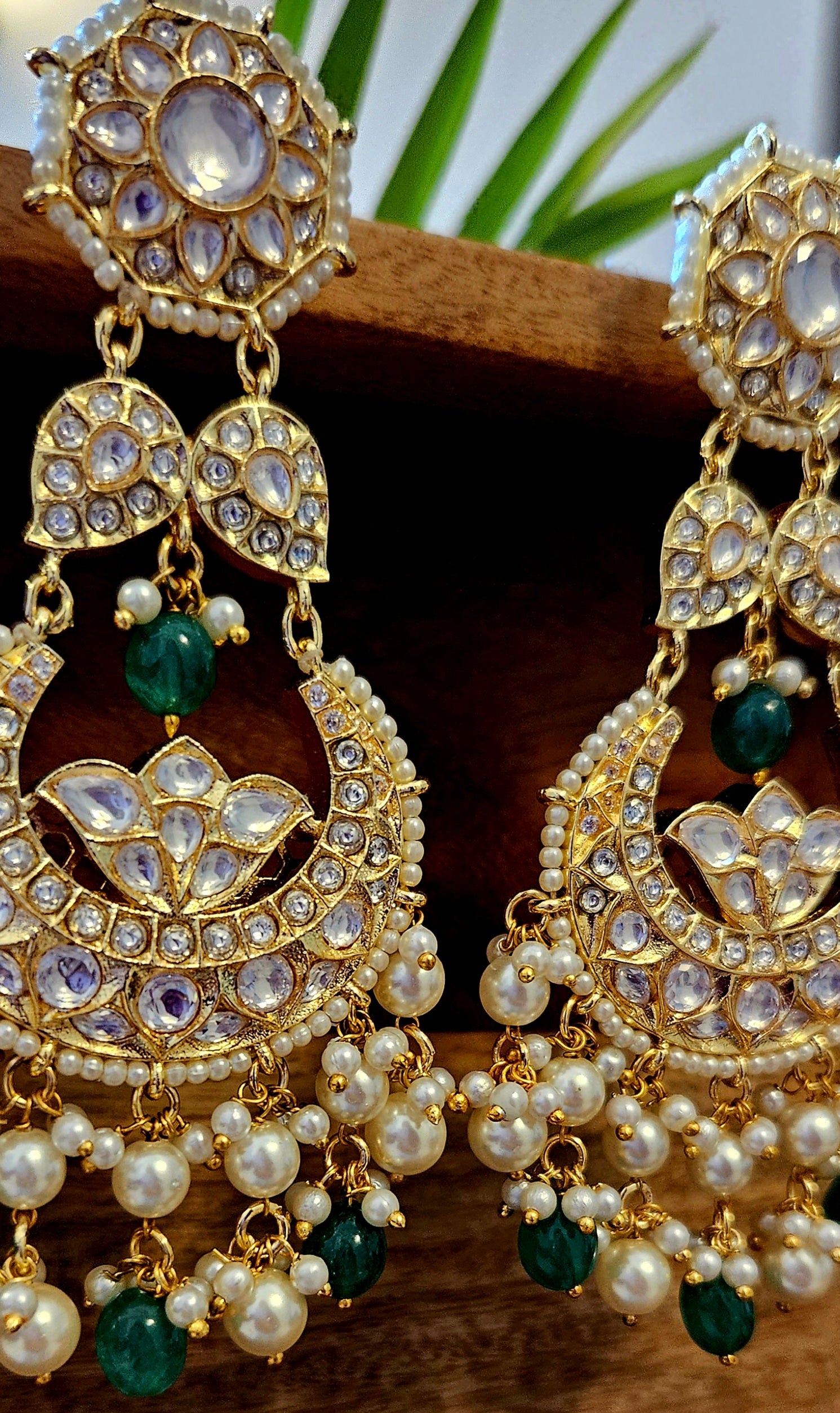 High quality Kundan earrings buy